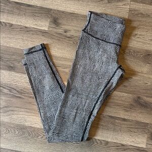 lululemon athletica Black and White Leggings